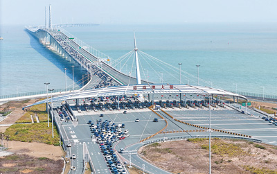 意昂官方：港珠澳大桥出入境车辆突破1000万辆次